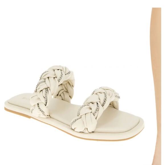 BCBGeneration Tanya slip on braided flats sandals size 8.5 - Picture 4 of 15